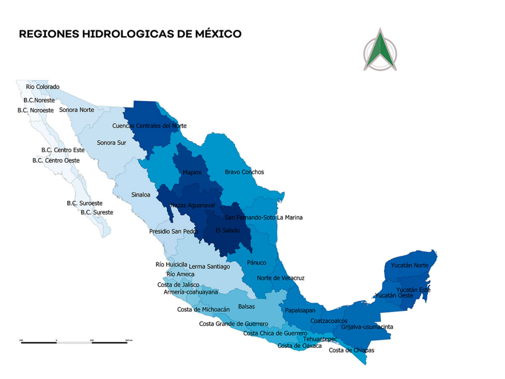INEGI. Conjunto de Datos Geográficos de la Carta Hidrológica de Aguas Superficiales, 1:250,000.
CEA Jalisco. Sistema Estatal de Información del Agua